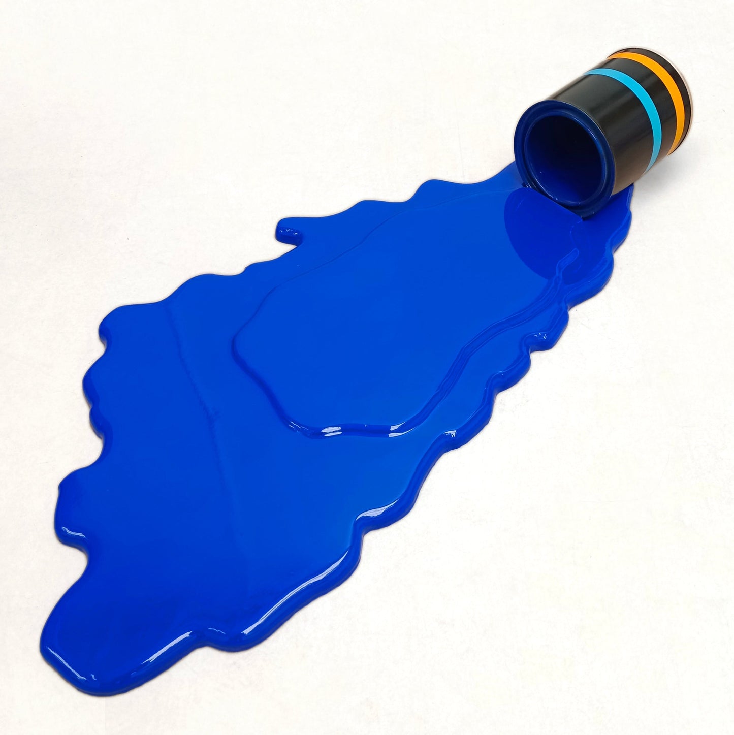 Untitled cobalt from the series “Don't cry over spill painting”, 2022