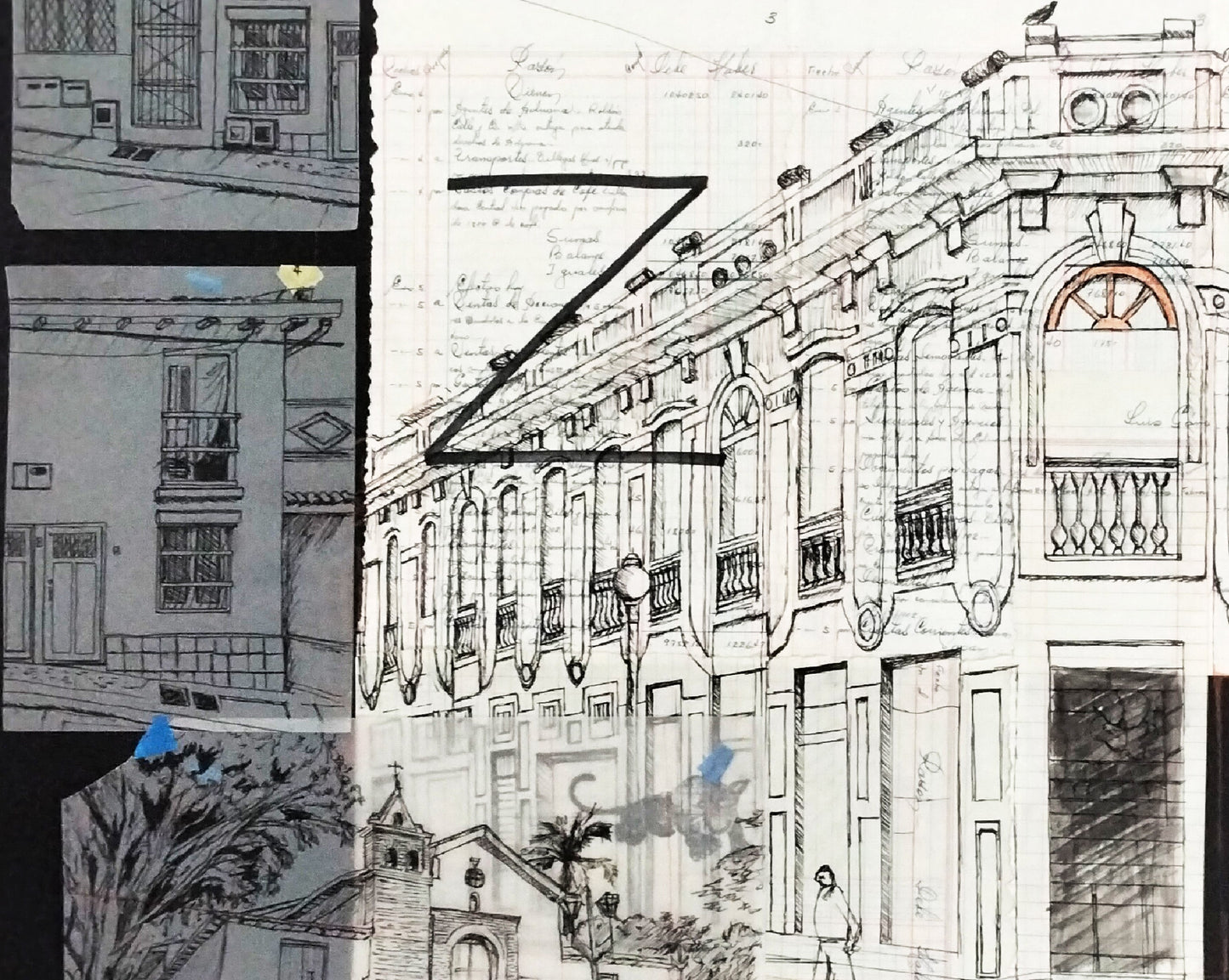 Cali center building drawing, 2024